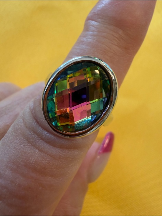 Parklane Jewelry - Park Lane Multicolor Crystal Ring Size 8